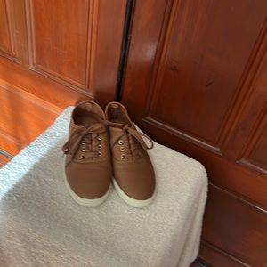 Ardene Mat Lace Up Sneakers Size 7